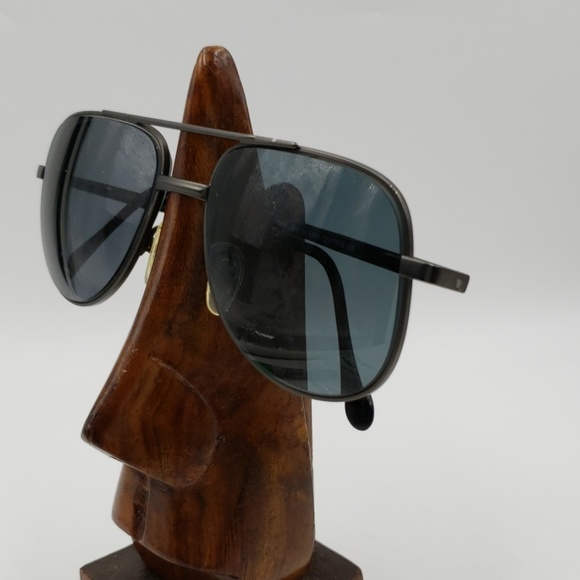 Monsieur Gunmetal Aviator Sunglasses Frames - Picture 2 of 6